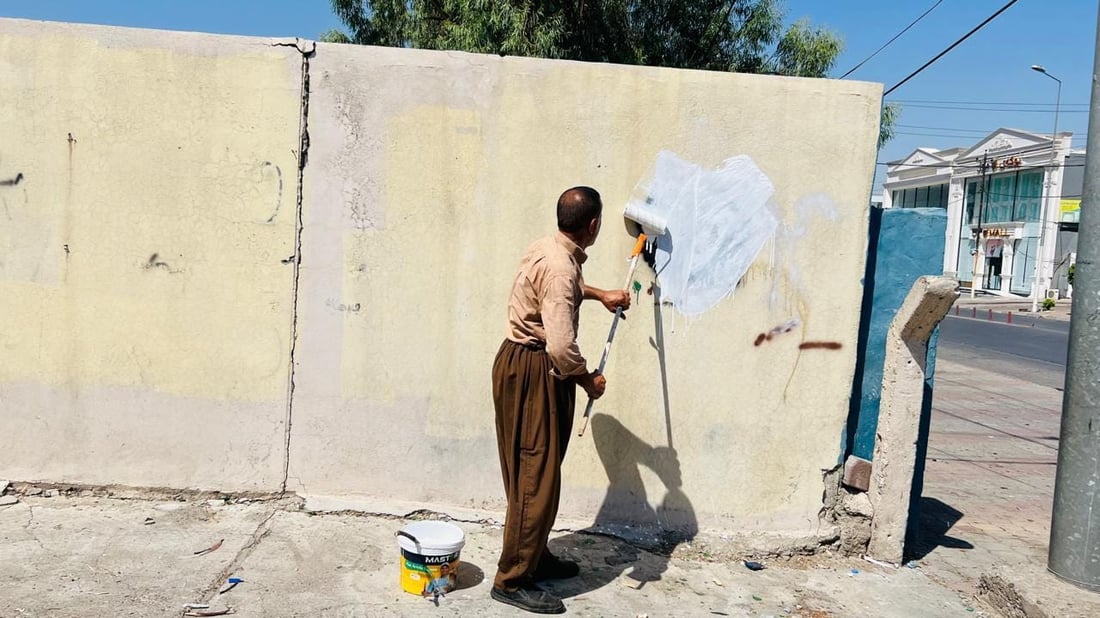 هەڵمەتی لابردنی زیادەڕۆیی لە چەند شوێنێکی هەولێر بەڕێوەچوو