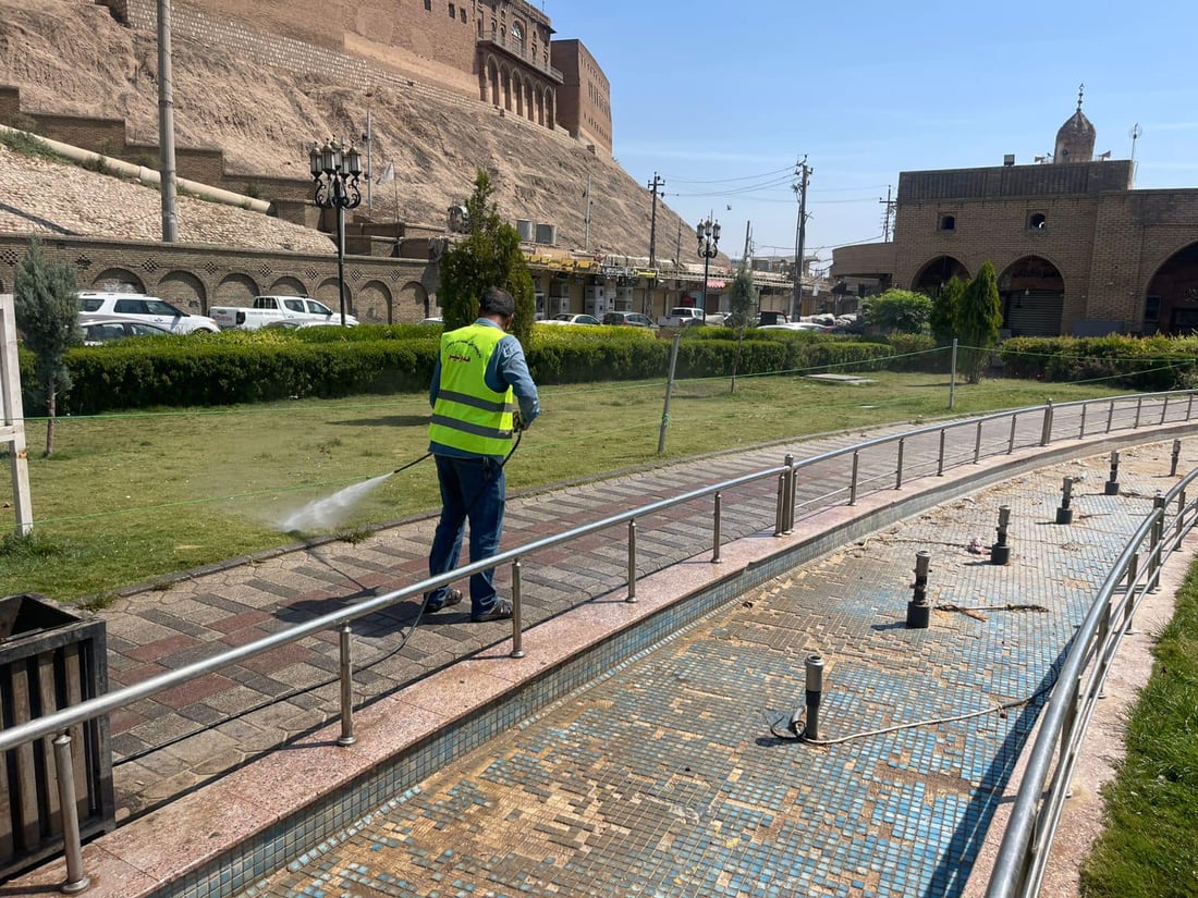 هێشتا ناوەڕاستی رۆژە و 30 تۆن زبڵ لە پارکەکانی هەولێر هەڵگیرایەوە