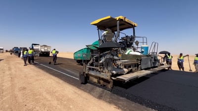 تل عبطة تعبد الطريق إلى الحدود الغربية تمهيداً لإنشاء منفذ جديد مع سوريا