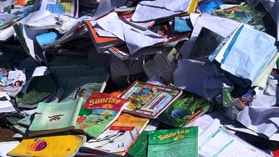 وه‌زاره‌تى په‌روه‌رده‌ زیاتر له‌ 1000 تۆن كتێب ده‌فرۆشێت