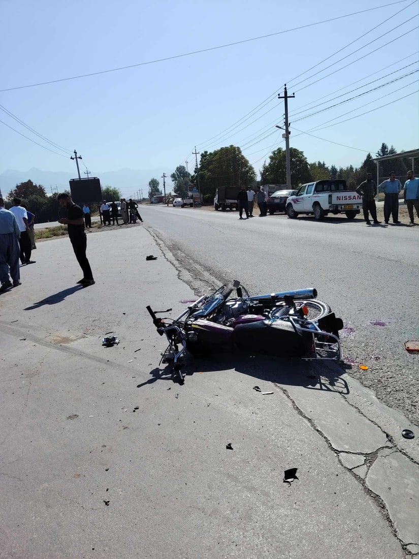 بەهۆی رووداوی هاتوچۆوە ماتۆڕسوارێک گیانی لەدەست دا