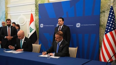 عێراق 14 رێككه‌وتنی له‌گه‌ڵ كۆمپانیاكانی ئه‌مریكا واژۆ كرد