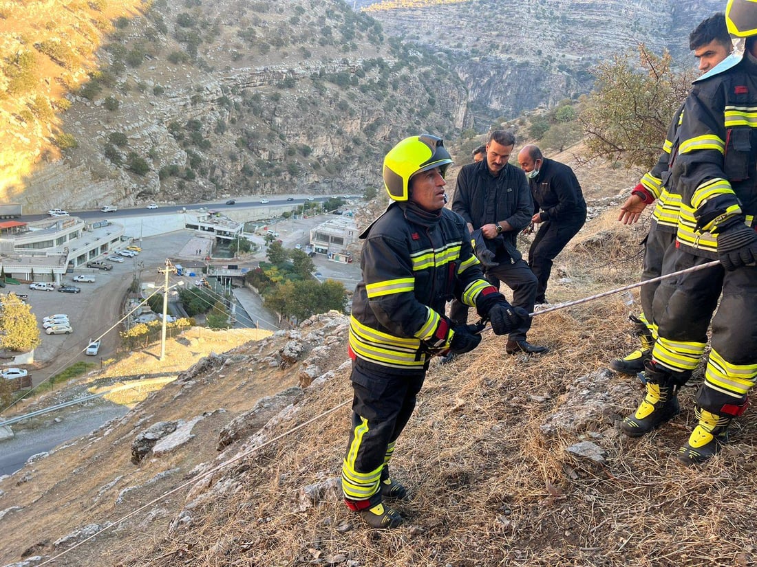 کارمەندانی بەرگری شارستانی سۆران فێرکران بە شاخدا سەرکەون