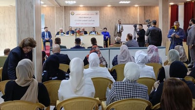 مدربو “التنمية البشرية” صار لديهم نقابة أخيراً.. فاز أيوب البازرگان في كركوك (صور)