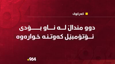 دوو منداڵ لە ناو بۆدی ئۆتۆمبێلێک کەوتنە خوارەوە