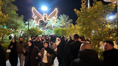 كرسمس النجف.. صلوات وأمنيات واحتفالات واسعة