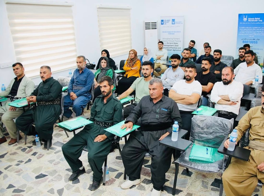 بەشێک لە جوتیارانی هەڵەبجە فێری تەکنەلۆجیا دەکرێن