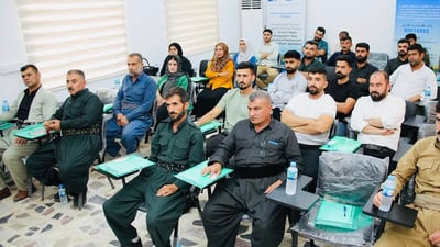 بەشێک لە جوتیارانی هەڵەبجە فێری تەکنەلۆجیا دەکرێن