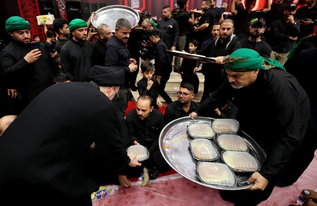 صور: عمار الحكيم يوزع “تمن وقيمة” في مجلس الجادرية