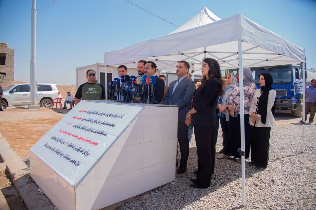 شەقامێکى 30 مەترى لە گەڕەکى هەولێری نوێ قیرتاو دەكرێ