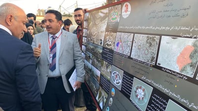 صور: وسام الكفائي يفوز بتصميم “نصب المهندس العراقي” في كربلاء