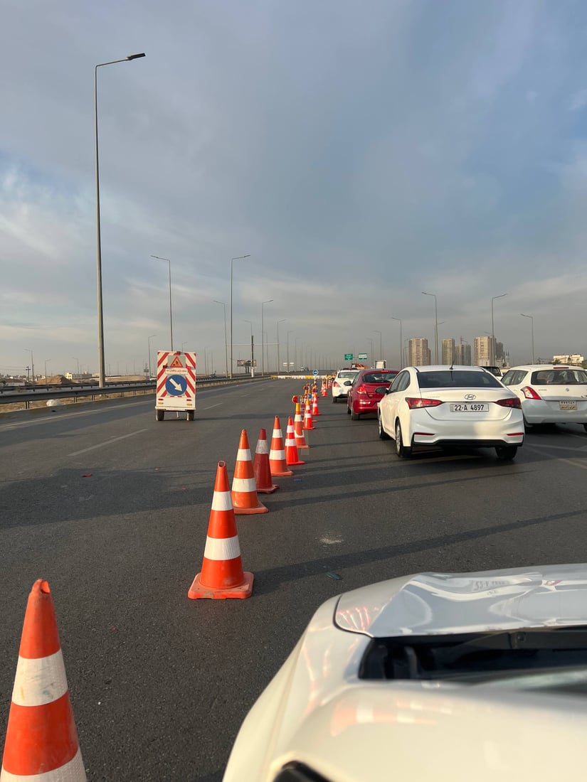 بەشێكی شەقامی 120 مەتری كاری لێدەكرێ و داخراوە