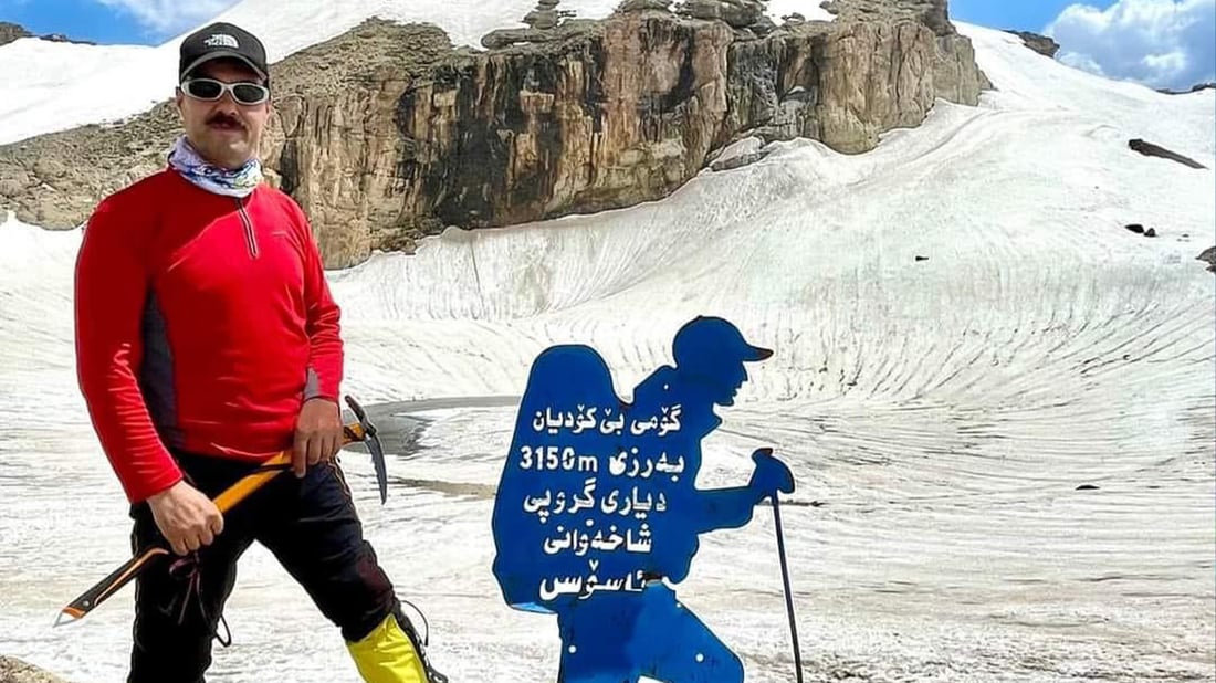 شاخەوانێک لە چیای دەماوەندی ئێران گیانی لەدەست دا