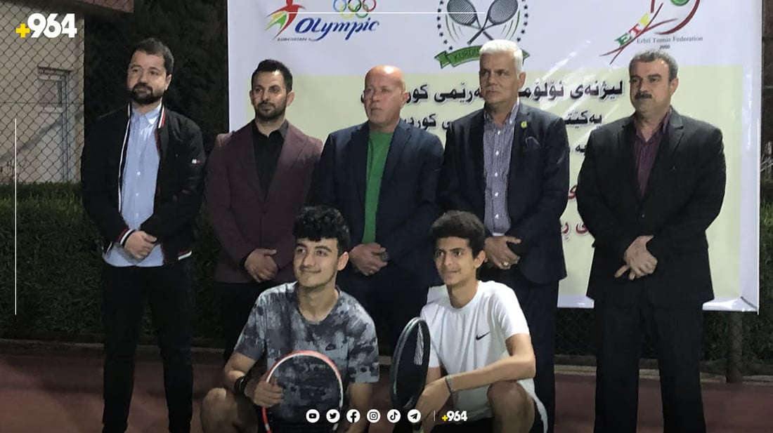 لاعب منتخب العراق للتنس يفوز ببطولة اتحاد كردستان في أربيل