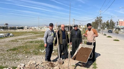 ژینگەدۆستانی حاجیاوا نەمامی دیکەشیان چاند