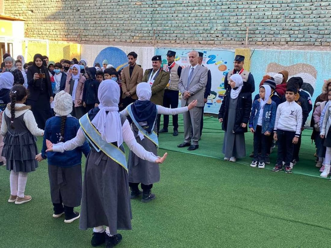 صور: الشرطة المجتمعية تجري جولة في مدارس السماوة للتحذير من المخدرات
