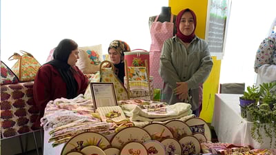 پێشانگایەک بۆ 25 خانمی خاوەنکار لە هەڵەبجە کرایەوە