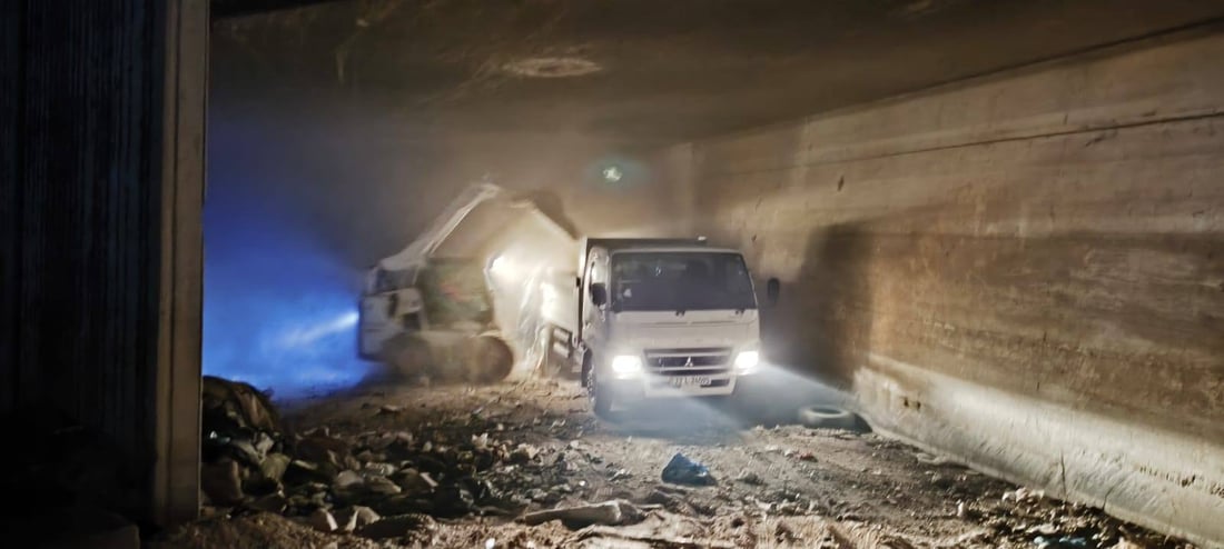 به‌مشه‌وه‌ ژێر پردى سه‌یداوه‌ى هه‌ولێر پاككرایه‌وه‌