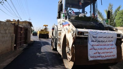 الحادلات دخلت المدائن.. إكساء وتبليط عدة شوارع داخل المناطق والقرى (صور)