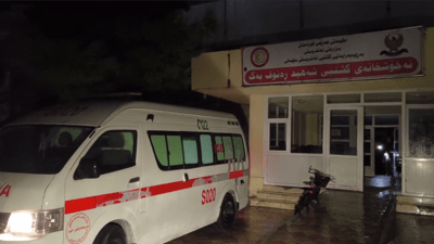 باران نەخۆشخانەی رەئوف بەگی شارەزووری پەکخستووە