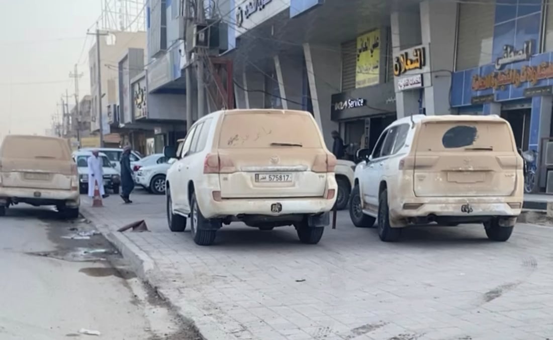 صيادون من قطر يجوبون شوارع الفلوجة.. والغداء في مطعم حجي حسين (صور)