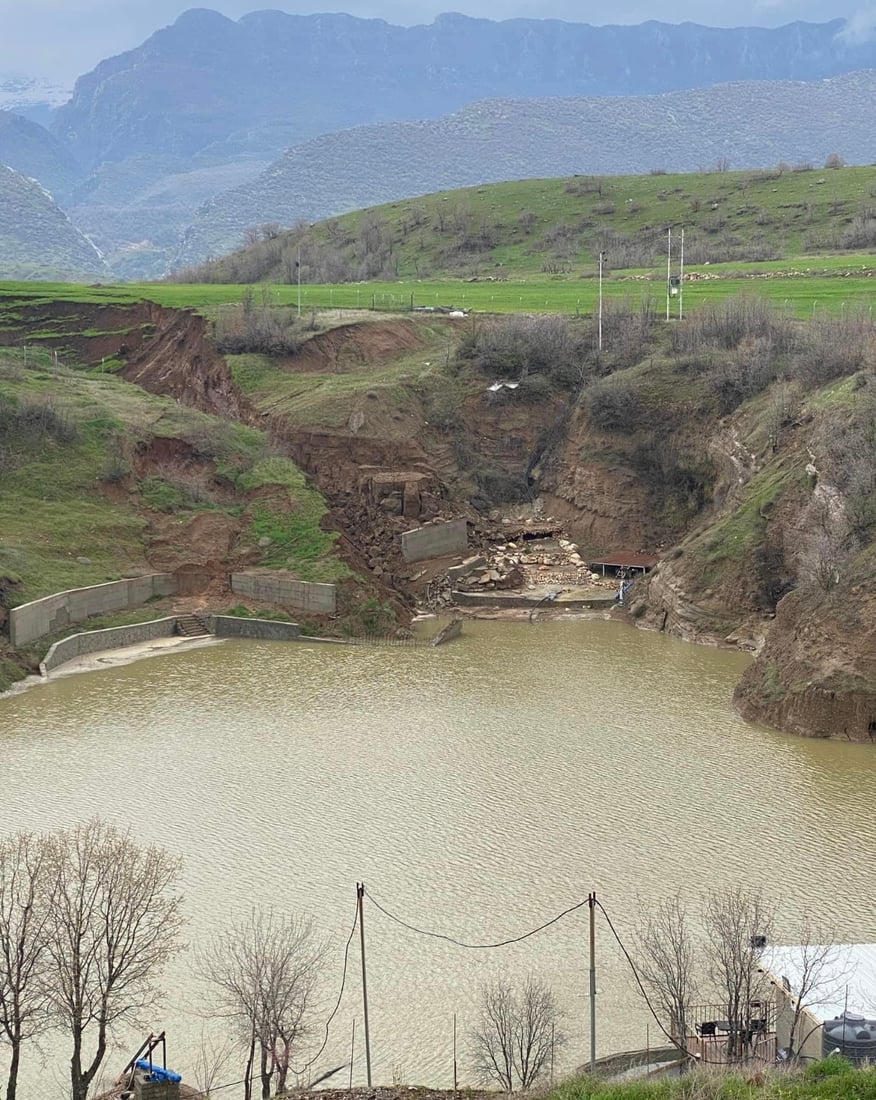یەکێک لە پۆندەکانی قەزای ئامێدی مەترسی رووخانی لەسەرە