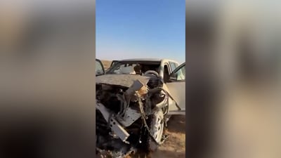 قيادي في الحشد ينجو من عبوة ناسفة.. مندول السطم تهشمت سيارته في حديثة