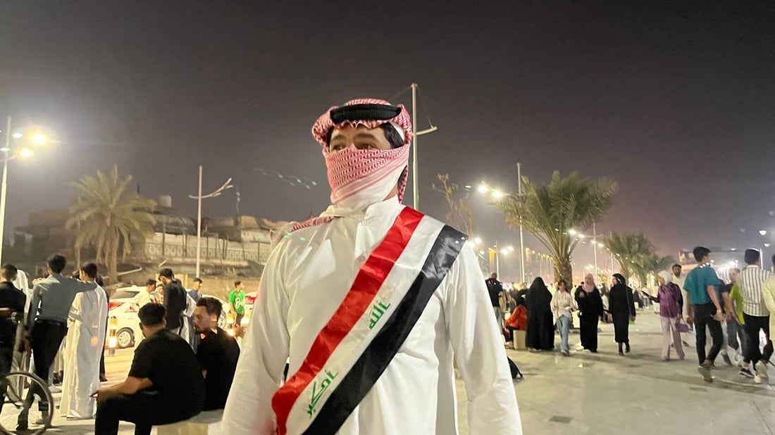 صور من كورنيش العشار: البصرة تحتفل بالأعلام والأغاني في يوم العيد الوطني