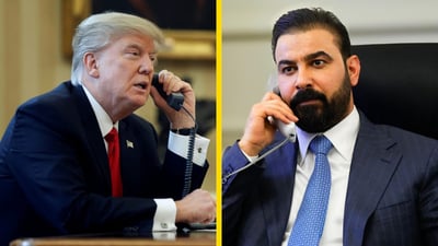 ترامب بعد الاتصال بالزيدي: نتمنى تشكيل حكومة خالية من الإرهاب