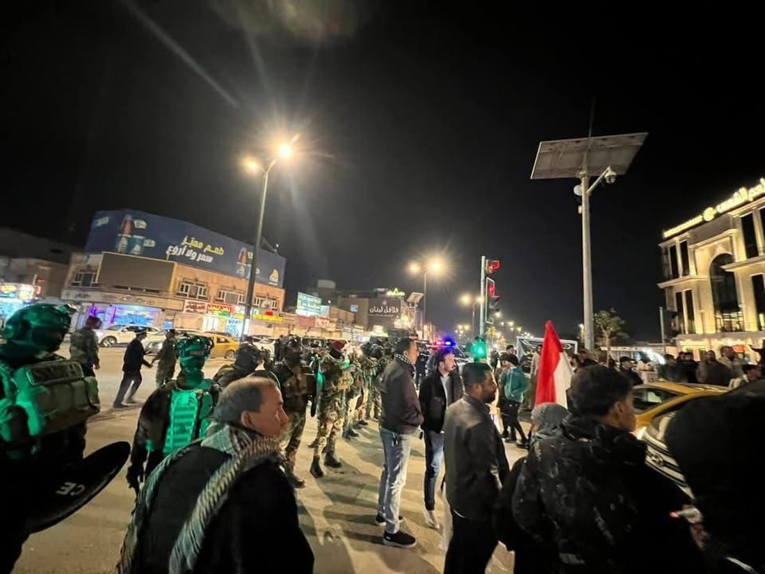 ضرغام ماجد يقود تظاهرة كبرى ويتوجه صوب مجلس محافظة بابل