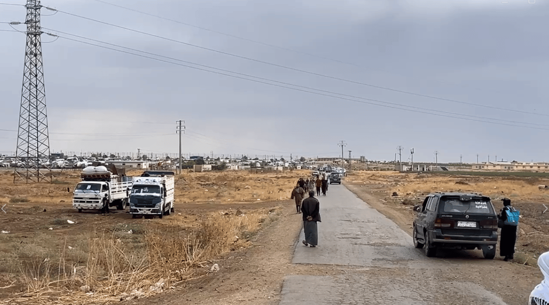 کاروانی سێیەمی ئاوارەکانی سەرێ کانی بەرەو ناوچەکانی خۆیان رۆیشتن