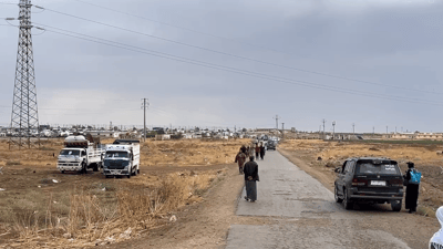 کاروانی سێیەمی ئاوارەکانی سەرێ کانی بەرەو ناوچەکانی خۆیان رۆیشتن