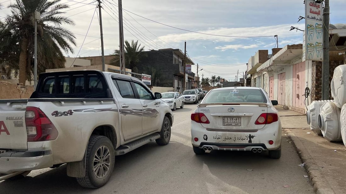 صور: زحام مروري في حديثة.. والسبب طبيب!