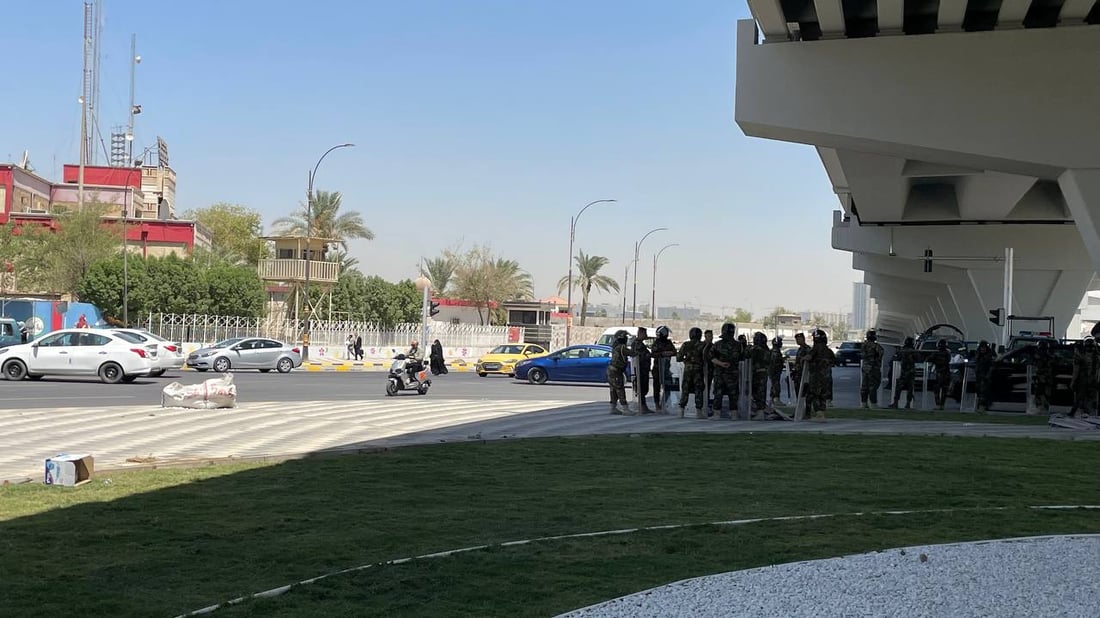 عامر عبد الجبار من ساحة النسور الفارغة: الأمن منع وصول متظاهري خور عبدالله