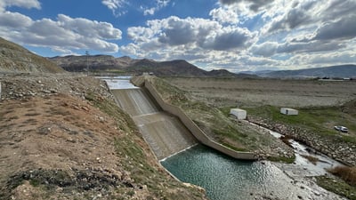 Smaqoli Dam in Koya reaches capacity, overflows despite below-average rainfall