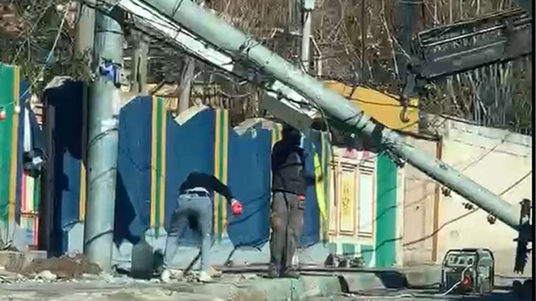 رەشەبا کارەبای بەشێکی سلێمانی بڕی