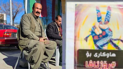 Anfal survivor who lost 39 family members joins daily rallies for Rojava