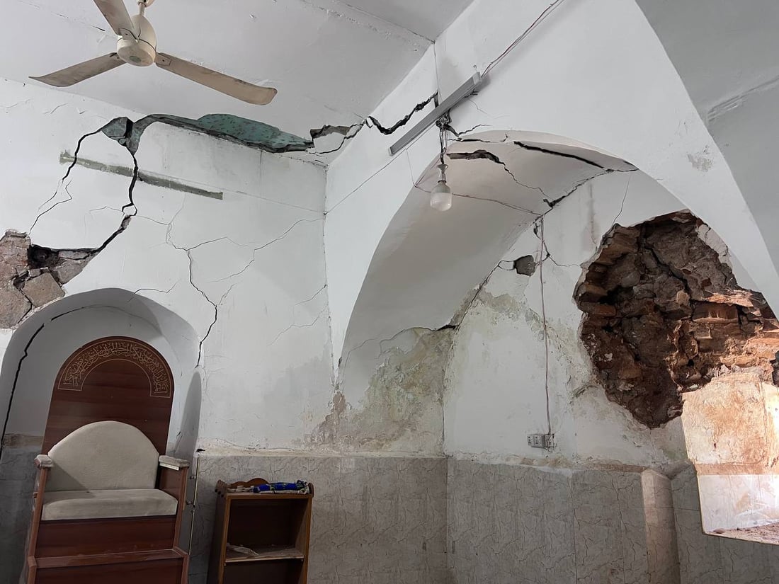 انهيار جزء من مقام الإمام زين العابدين.. داقوق تغلق الأبواب أمام الزوار مؤقتاً