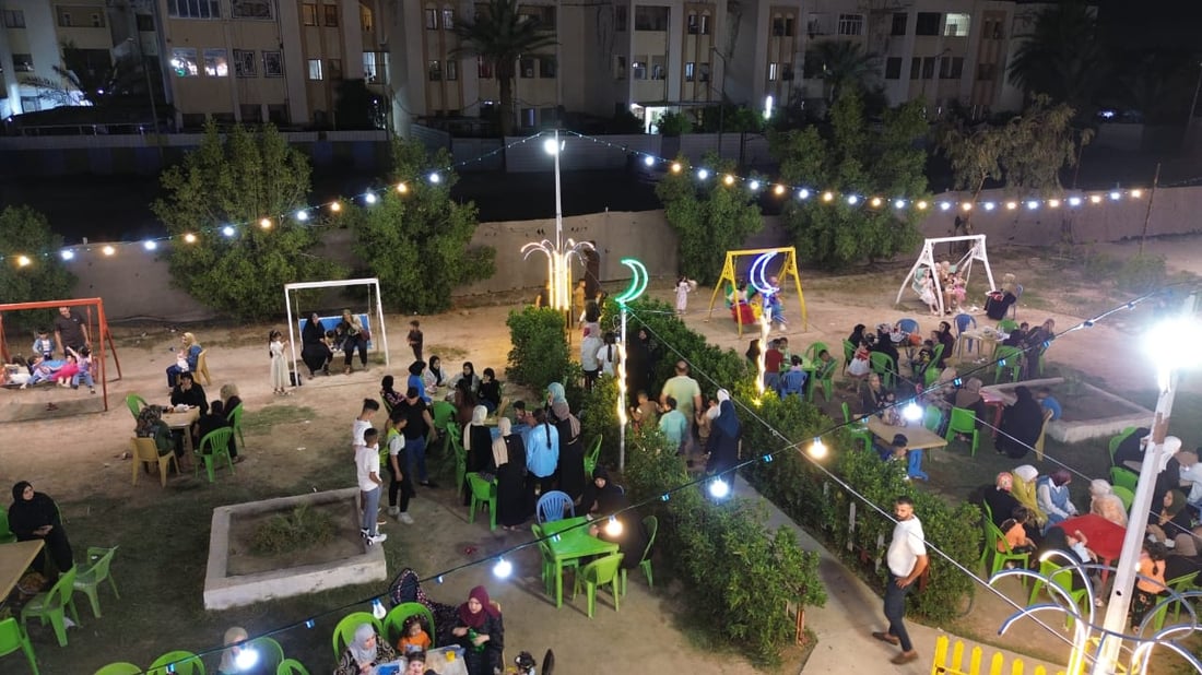 صور: العيد ليلاً في المحمودية.. لا نذهب إلى بغداد كثيراً فالمتنزهات “تتطور وتتطور”