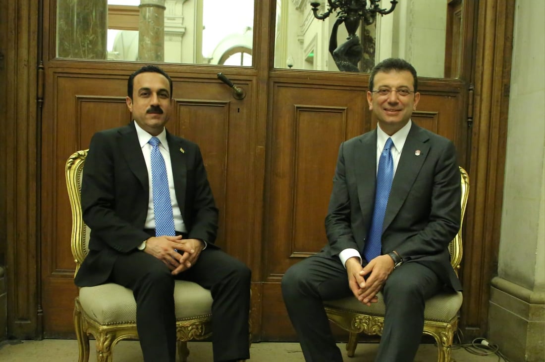 پارێزگاری هەولێر بۆ 964: سەرۆكی شارەوانیی ئیستەنبوڵم داوەتی هەولێر كرد