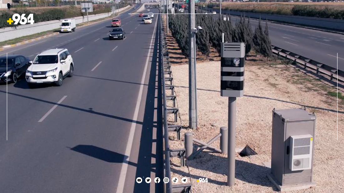 لەو شوێنانەی کامێرای خاڵ بۆ خاڵ دانراوە رووداوی هاتوچۆ رووینەداوە