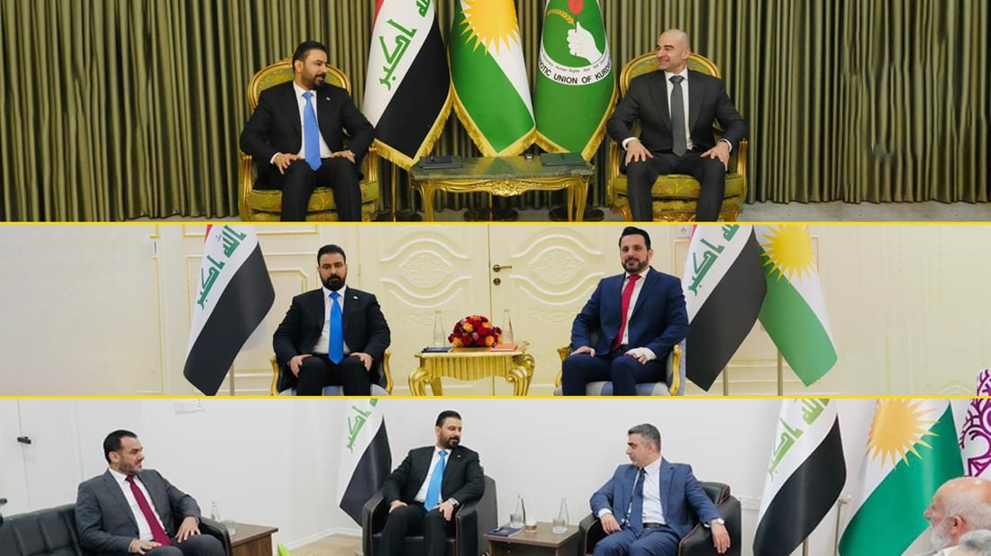 تفاصيل لقاءات الزيدي بطالباني وعبدالواحد وحمه صالح في السليمانية