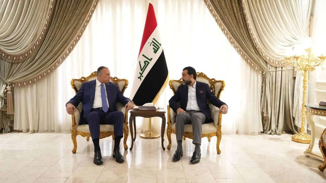 الحلبوسي والكاظمي يناقشان تشكيل حكومة تلبي متطلبات المرحلة المقبلة