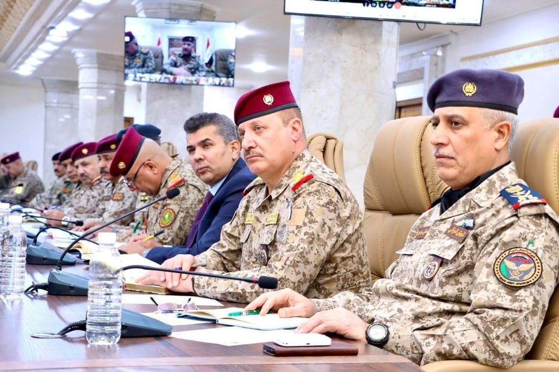الجيش والحشد والمخابرات في اجتماع موسع لمراجعة الخطط والتعامل مع المعلومات