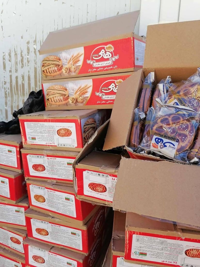 لە مەرزى کێلێ؛ 222 کارتۆن کێکى ئێرانى دەستى بەسەرداگیرا