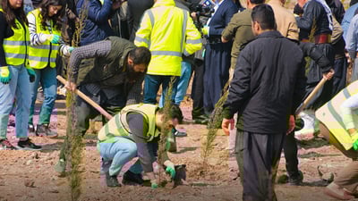 باخچەیەکی نوێ لە بازیان سەوز کرا