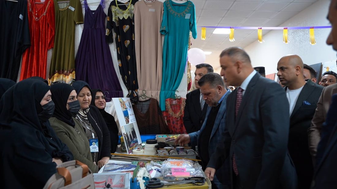 “خياطة صيانة ميكانيك”.. معرض لنتاجات أصحاب المشاريع الصغيرة في واسط (صور)