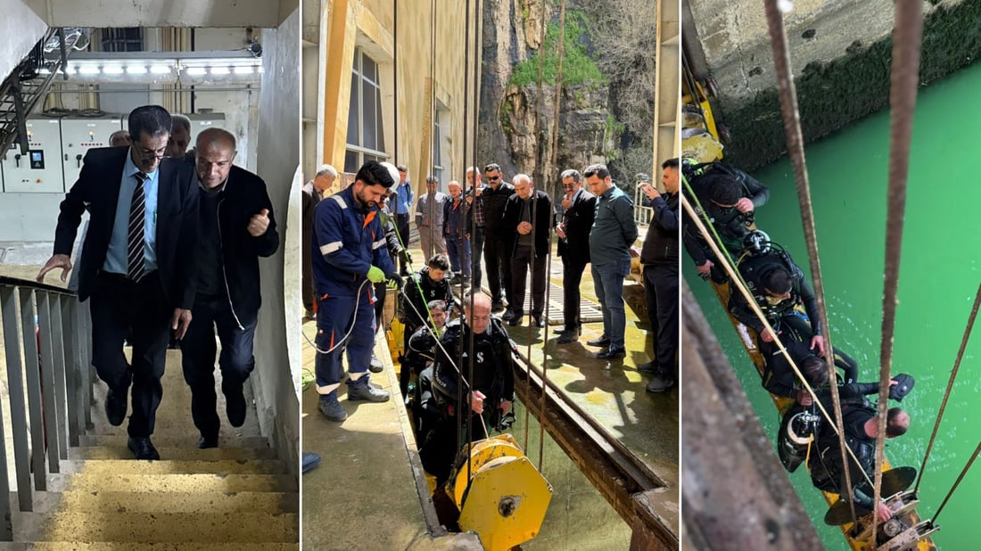 عەزلی یەکێک لە بۆرییەکانی بەنداوی دوکان کرا