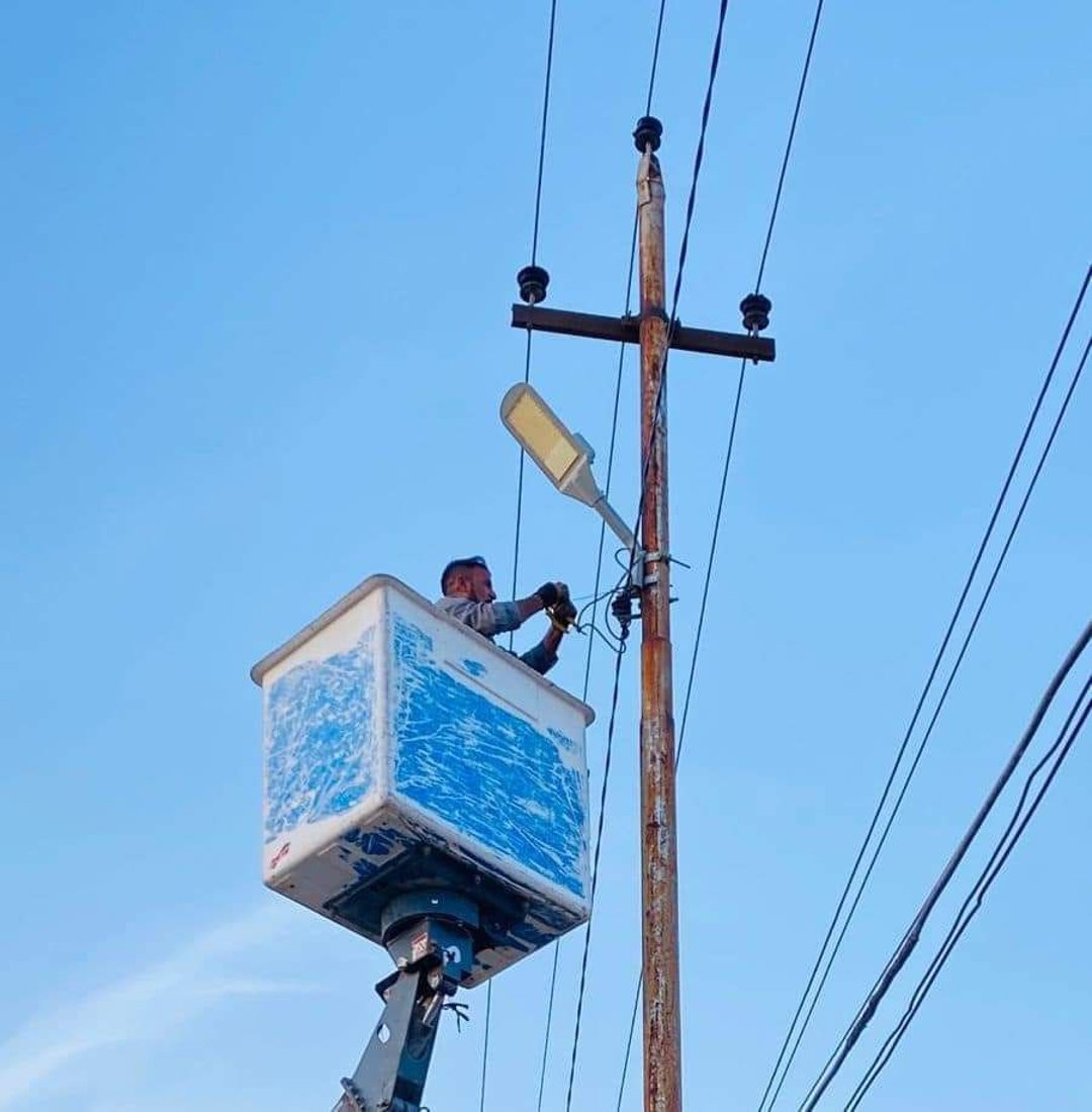 گوندەکانی سنووری خورماتوو بە دانانی ئینارە رووناک دەکرێنەوە