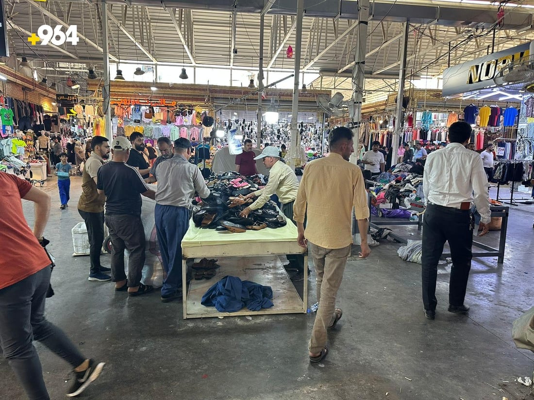 قەرەباڵغیی بازاڕی لەنگەی هەولێر چارەسەر دەکرێت